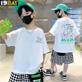 Kids Cotton Oversized Tee – Unisex, Lightweight & Relaxed for Play